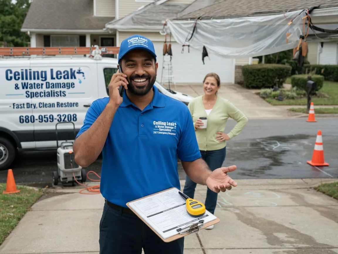 Ceiling Leak Cleanup Atwood, IL FAQs